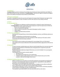 Byod Policy Template Atb Technologies